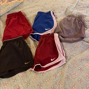 Bundle of 5 Nike running shorts